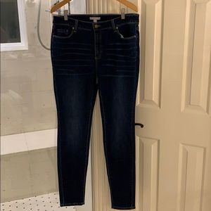 Woman Within 16W TALL Dark Rinse Skinny Jeans NWOT